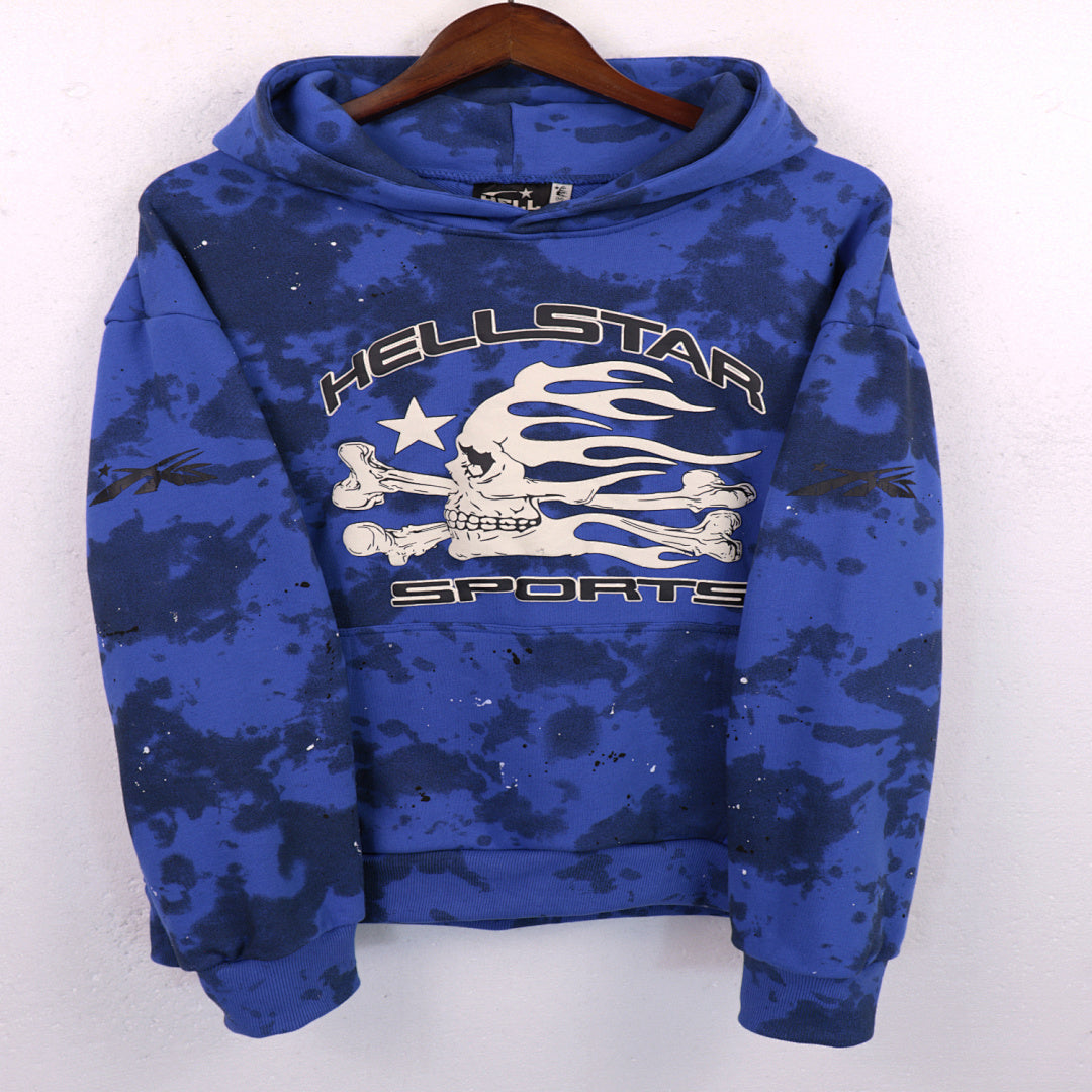 Hellstar Sports Tie-Dye Skull Hoodie