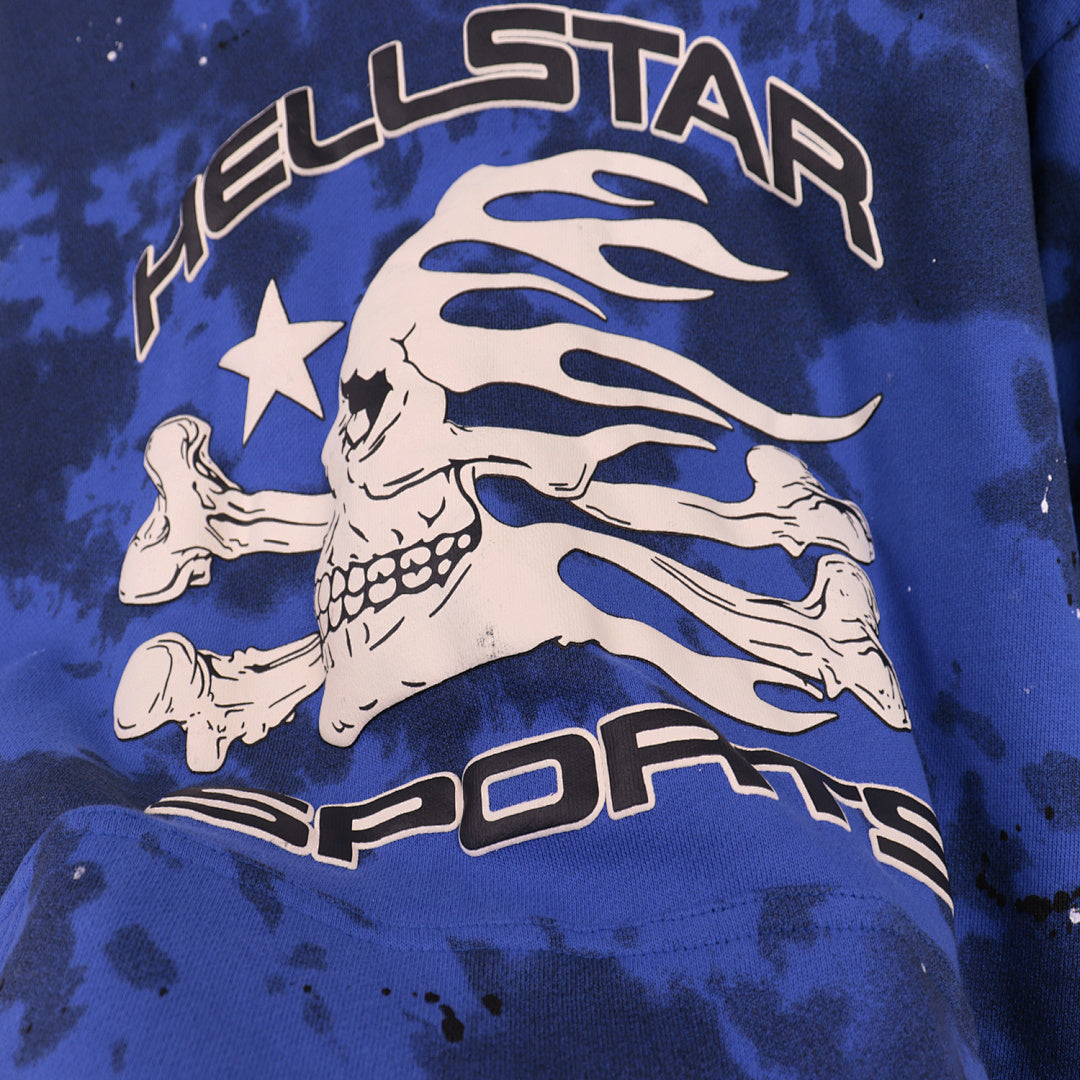 Hellstar Sports Tie-Dye Skull Hoodie