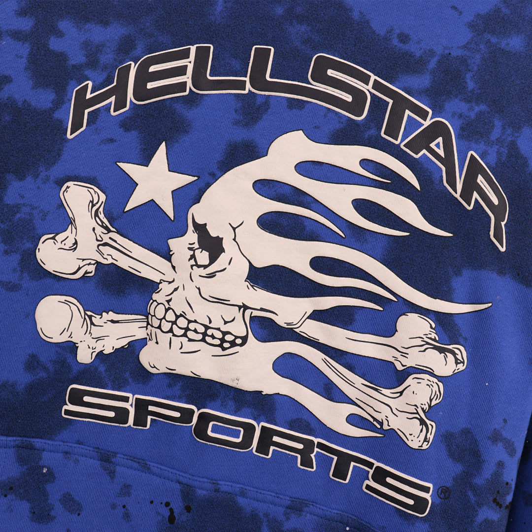 Hellstar Sports Tie-Dye Skull Hoodie
