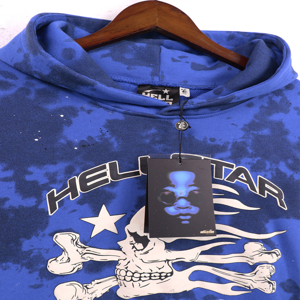 Hellstar Sports Tie-Dye Skull Hoodie
