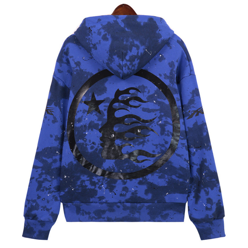 Hellstar Sports Tie-Dye Skull Hoodie